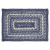 Great Falls Blue Jute Rect Placemat 12x18 detail image